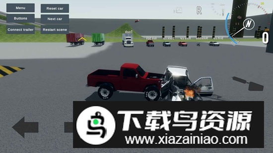 汽车碰撞模拟器沙盒3D游戏最新版截图2