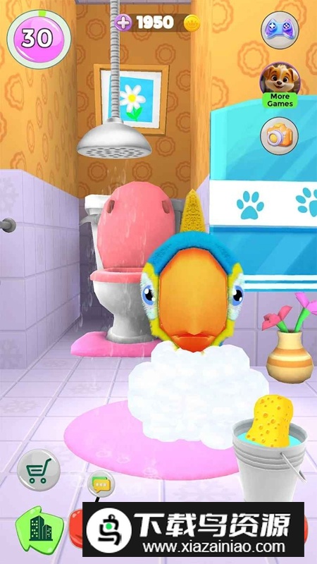 Talking Parrot会说话的鹦鹉游戏免费版最新版截图2