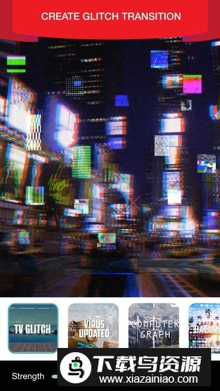 Glitch Photo Editor and Video Effects(故障风视频特效app安卓版免费下载)截图1