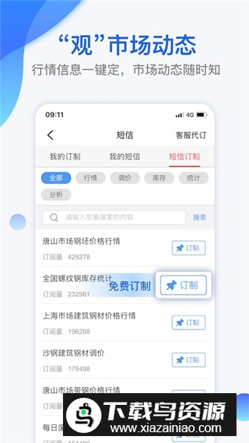 我的钢铁网今日价格钢app最新版截图1