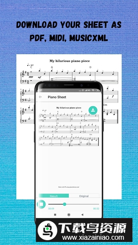 MelodyScanner旋律扫描仪手机版apk(歌曲转乐谱软件)截图4