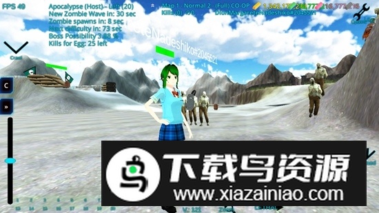 JP 高中女生生存模拟器多人游戏破解无限金币最新版截图3