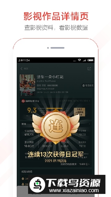 猫眼专业版app实时票房截图4
