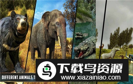 Wild Dino Hunting Game(动物丛林狙击手无限金币中文版)截图1