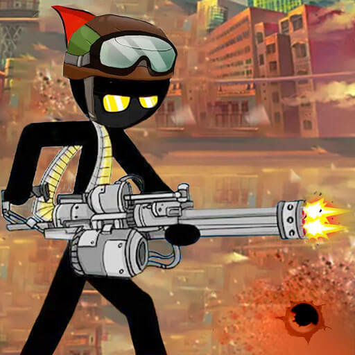 火柴人吃鸡战场无限钻石金币版