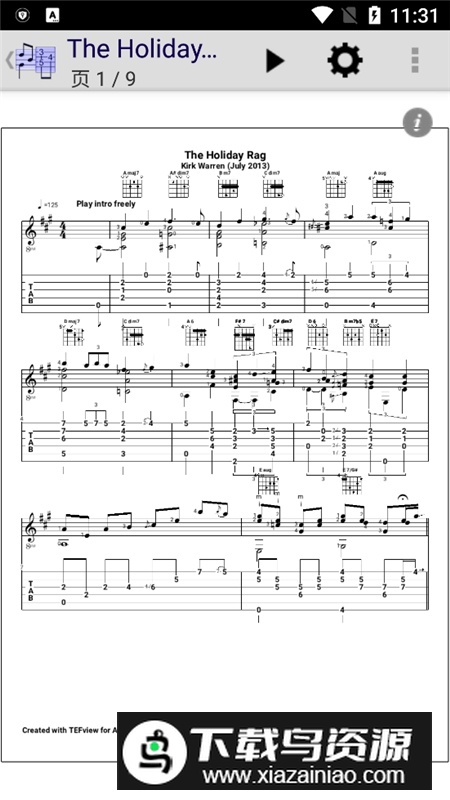 tefview五线谱软件最新版本截图2