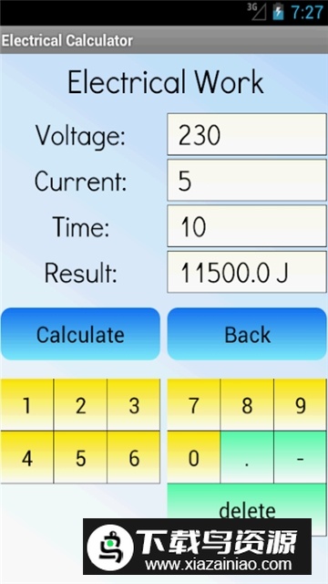 Electrical Calculator(手机电气计算器专业版)最新版截图3
