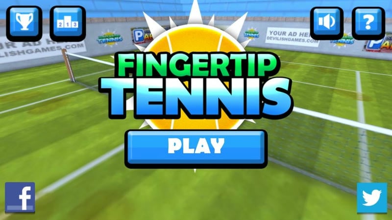 指尖网球手机版(Fingertip Tennis)截图2