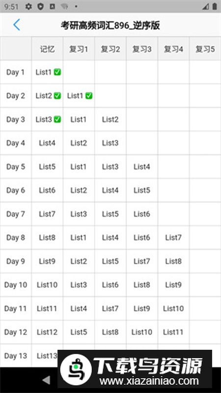 List背单词app最新版最新版截图1
