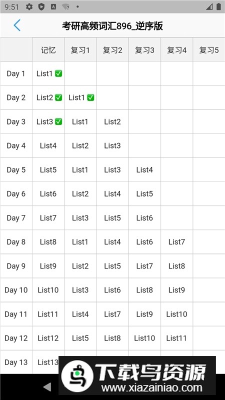 List背单词app安卓版最新版截图2