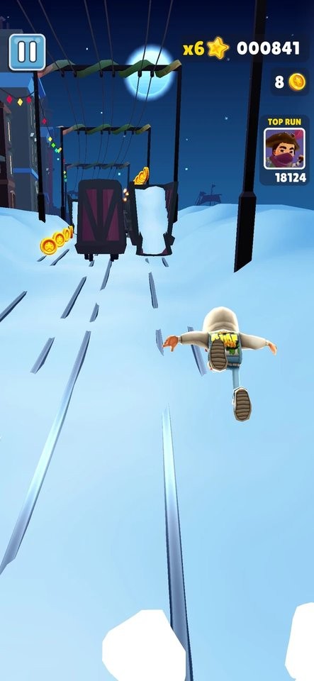地铁跑酷雪地版最新版本(Subway Surf)最新版截图2