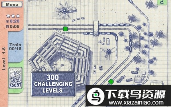 纸张列车中文版游戏(Paper Train Railway Traffic)最新版截图1