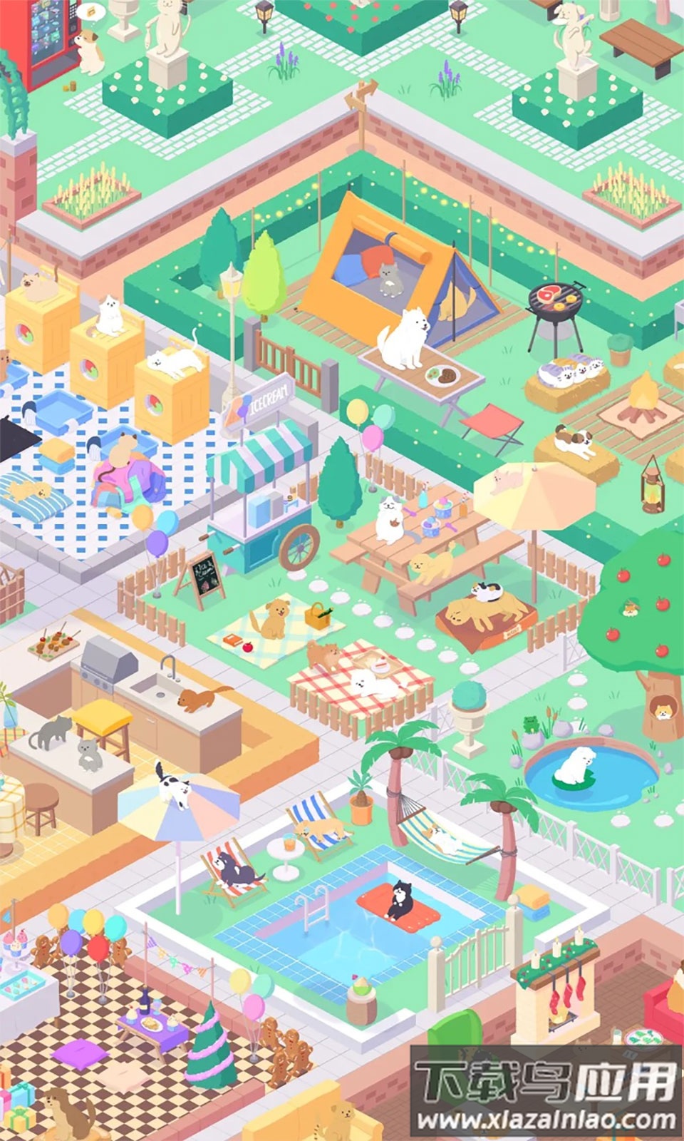 猫猫狗狗冰淇淋Sundae Picnic截图2