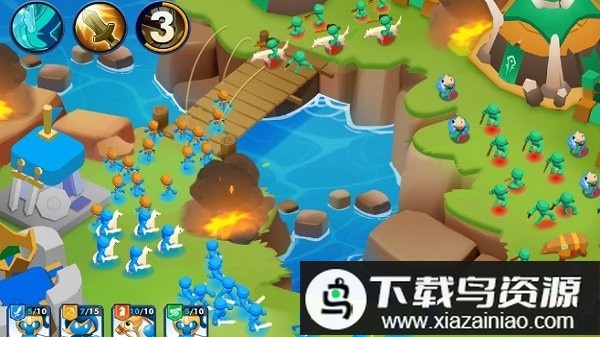 火柴人的冲突游戏(Stickman Fighting)截图1