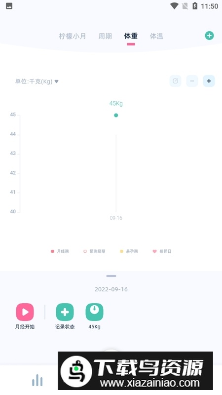 柠檬小月记录生理期app截图3