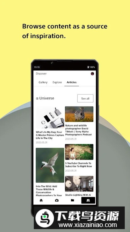 Creators索尼遥控拍摄app手机版最新版截图5