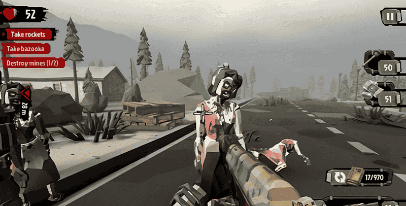 步行僵尸2无限金币版(The Walking Zombie 2)截图1