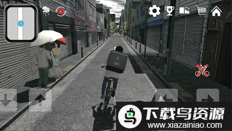 大阪外送员模拟器游戏(Delivery Sim - Japan Osaka)最新版截图2