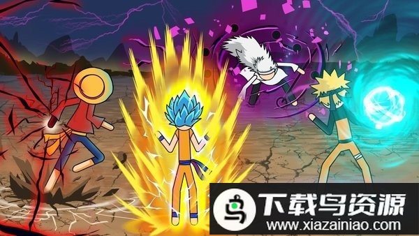 全明星战斗游戏(Stickman Heroes)最新版截图1