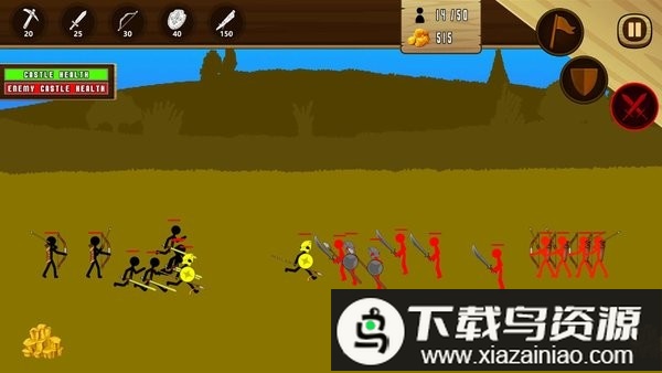 火柴人城堡军队完整版(Stick Army Castles)截图1