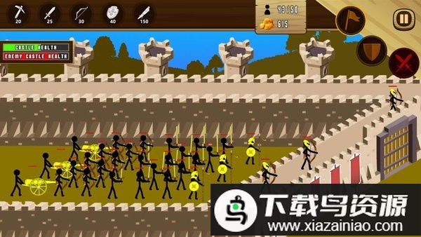 火柴人城堡军队完整版(Stick Army Castles)截图3