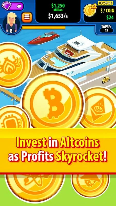 亿万富翁模拟器中文破解版(Crypto Trillionaire)最新版截图1