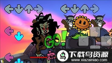 周五夜放克植物大战僵尸版游戏(Friday Night Funkin)截图2