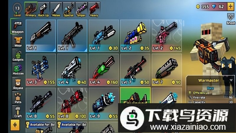 像素枪战3d最新破解版(像素枪战射击)截图