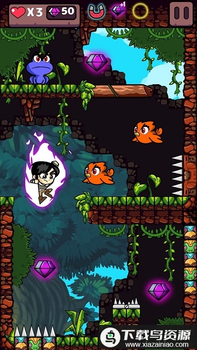 冒险跳跃少女游戏最新版截图1