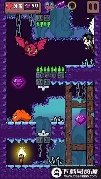 冒险跳跃少女游戏最新版截图2