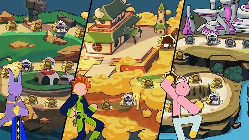 火柴人龙战斗无限钻石金币(Stickman Dragon Fight)最新版截图1