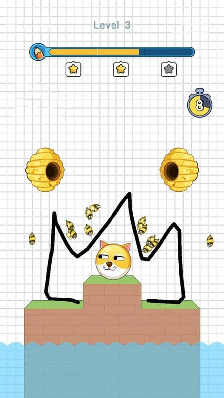 画线救狗狗游戏无广告(Save the Doge)最新版截图1