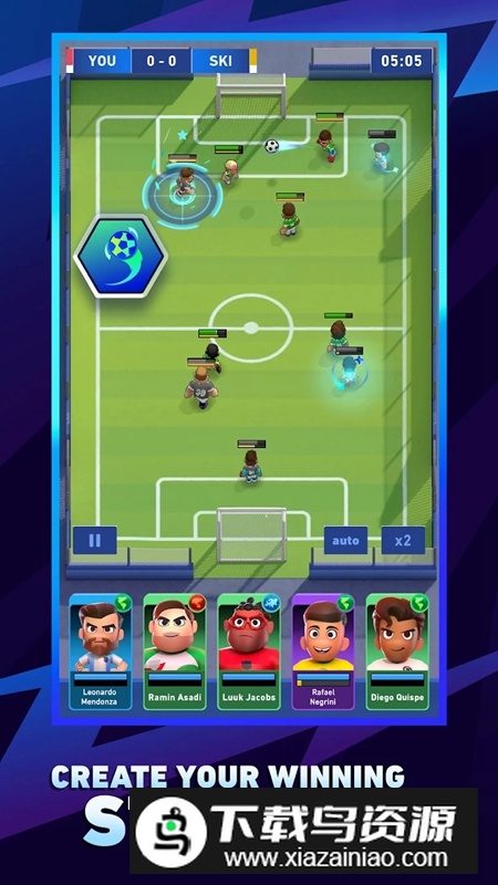 放置足球足球比赛游戏(AFK Football)截图1