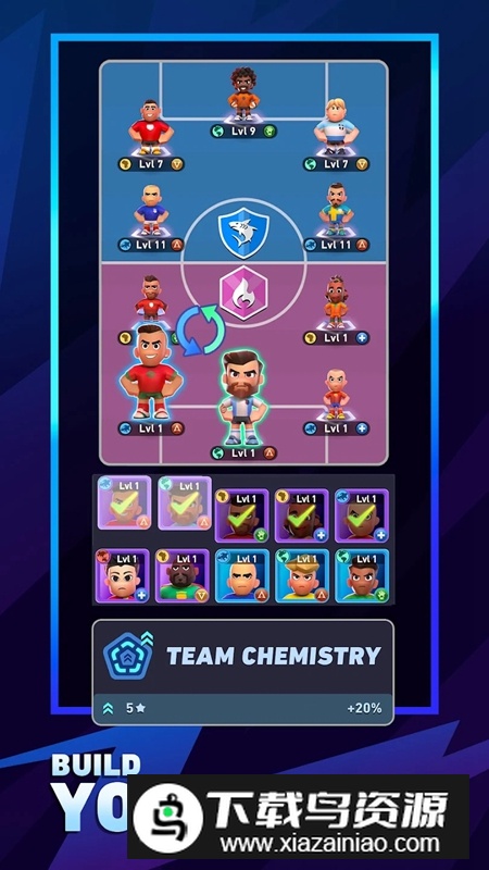 放置足球足球比赛游戏(AFK Football)截图2