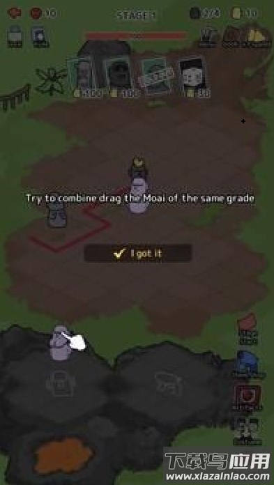 摩艾防御手游下载(랜덤모아이디펜스)最新版截图3