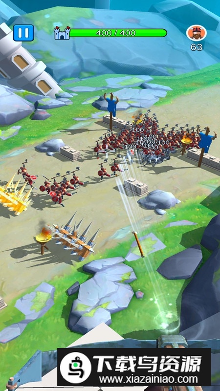 城堡战争帝国弓箭手无限金币版截图2