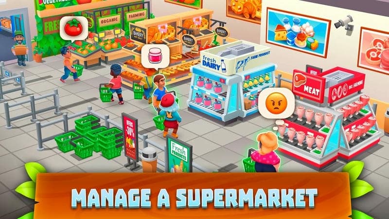 超市村农家镇无限金钱版(Supermarket Village)最新版截图2