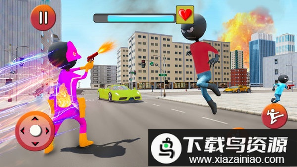 蜘蛛侠火柴人绳索英雄游戏最新版截图1