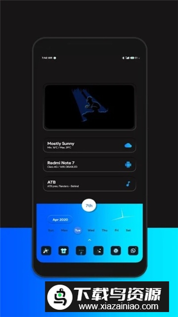 kustom widget文字美化插件安卓手机版截图1