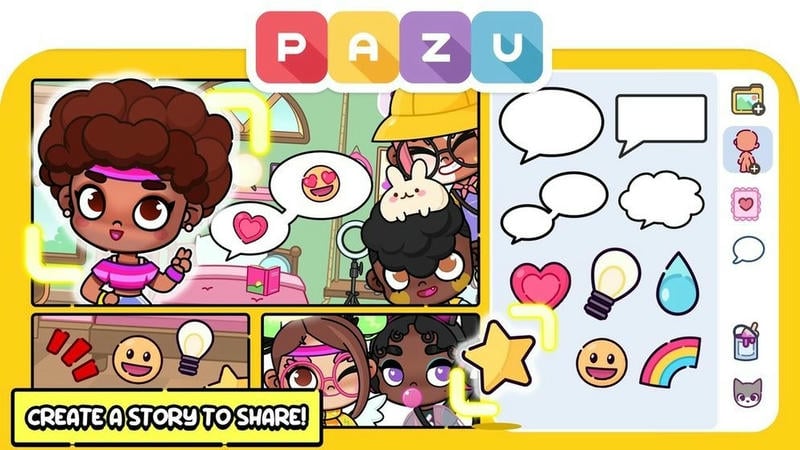 卡通角色内置菜单截图2