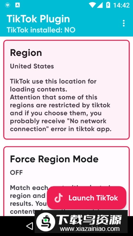 TikTok Plugin插件最新版(tiktok换区器)最新版截图1