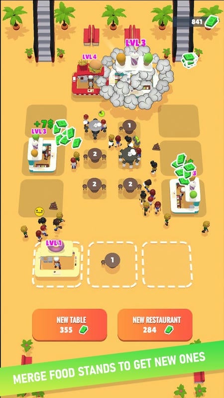 闲置美食广场无限钞票版(Food Court Idle)最新版截图3