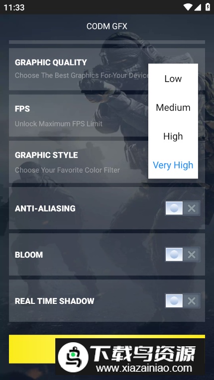 CODM GFX使命召唤手游画质修改助手下载截图2