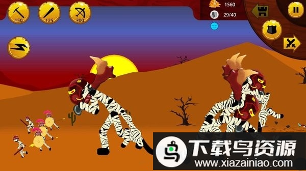 火柴人战争僵尸大战游戏(Stick Battle Zombie War)最新版截图1