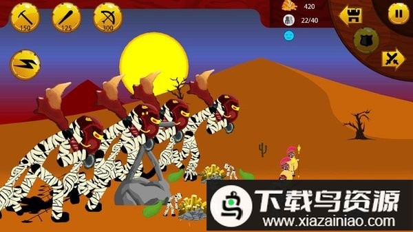 火柴人战争僵尸大战游戏(Stick Battle Zombie War)最新版截图2