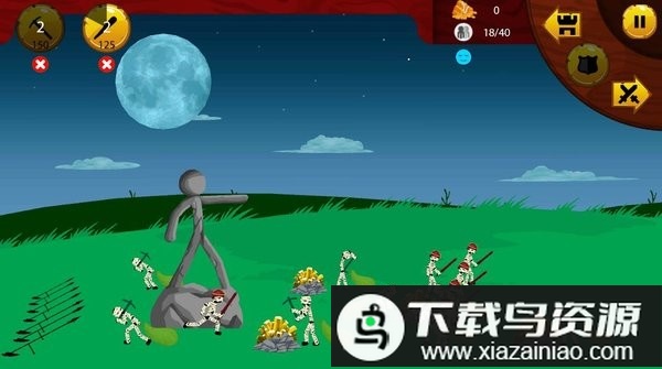 火柴人战争僵尸大战游戏(Stick Battle Zombie War)最新版截图3