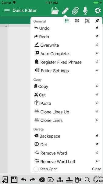 quickedit文本编辑器截图1