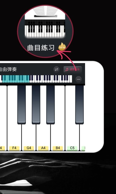 模拟钢琴键盘app手机版最新版截图1