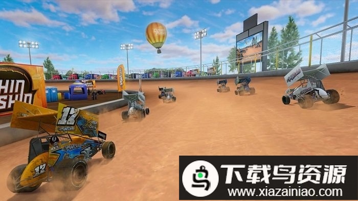 沙尘追踪汽车冲刺手机版(Sprint Cars)截图