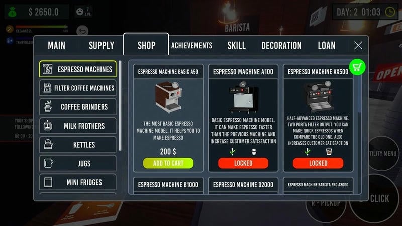 咖啡师模拟器无限货币版截图1